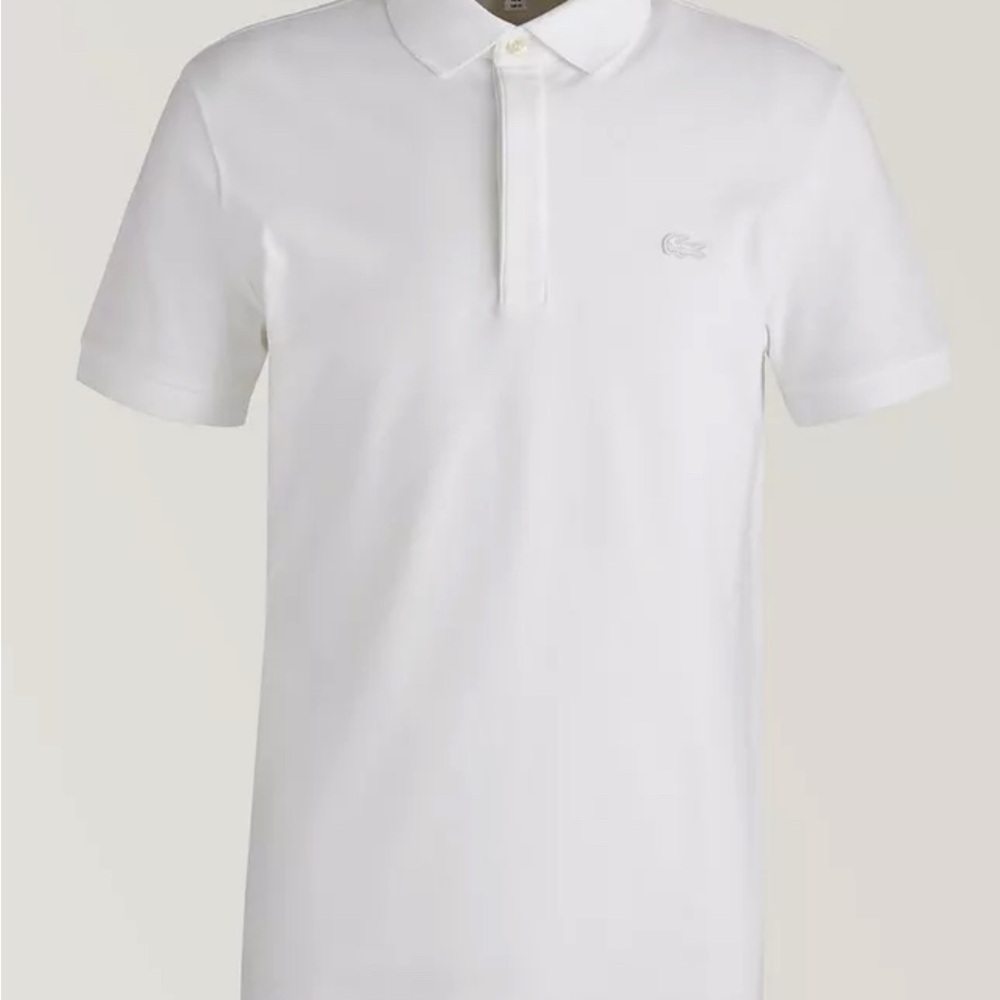 Lacoste White Polo Shirt Slim Fit